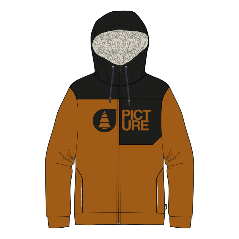 Basement Plush Zip Hoodie - Hoodie - Herren