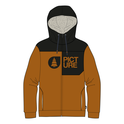 Basement Plush Zip Hoodie - Hoodie - Herren