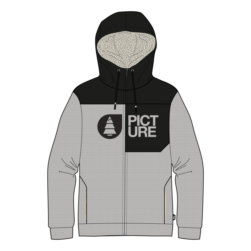 Basement Plush Zip Hoodie - Hoodie - Herren