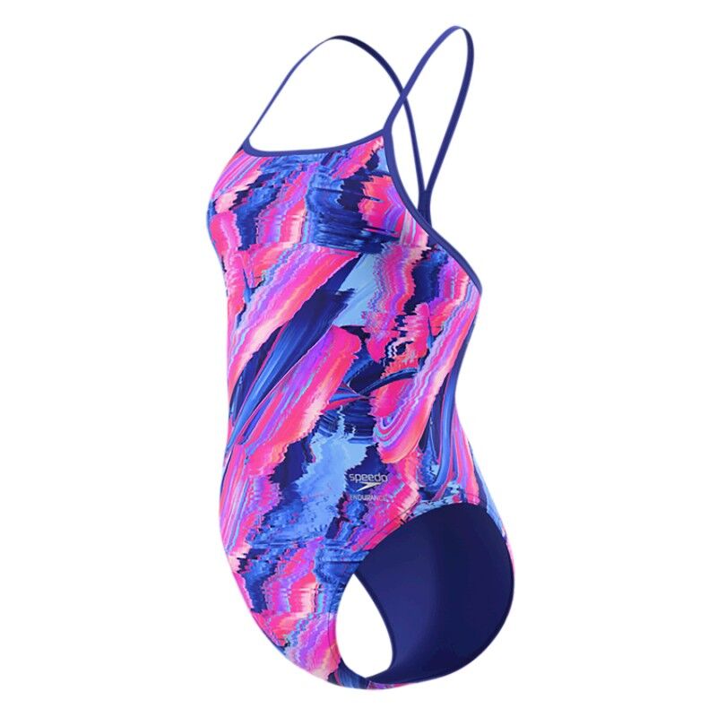 Speedo Printed Turnback - Zwempak voor dames | Hardloop