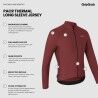 GripGrab PACR Thermal Long Sleeve Jersey - Camisola ciclismo homem | Hardloop