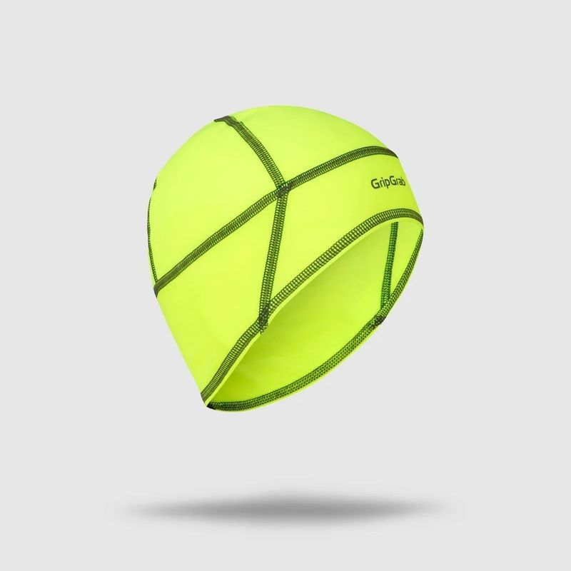 GripGrab Thermo Hi-Vis Spring-Autumn Skull Cap - Pipo | Hardloop
