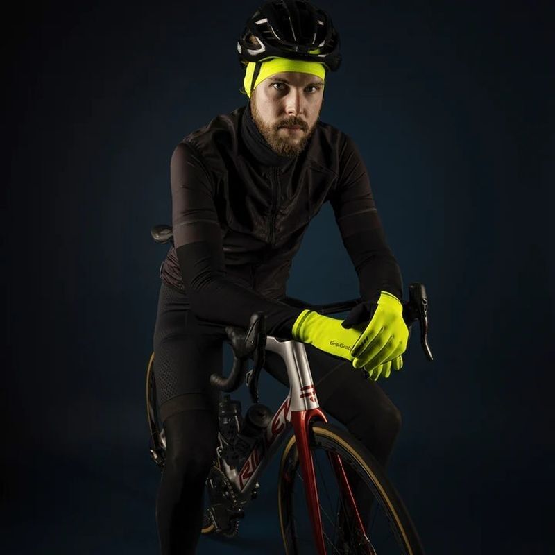 GripGrab Insulator 2 Hi-Vis Spring-Autumn Gloves - Fahrradhandschuhe | Hardloop