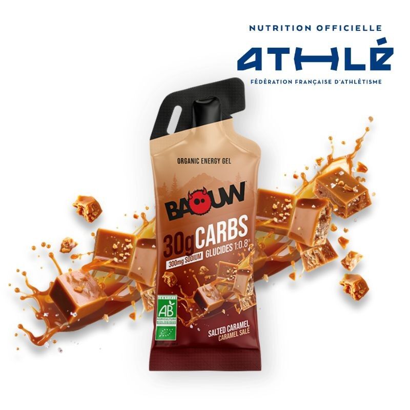 Baouw Caramel Salé - Gel énergétique | Hardloop