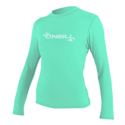 Wms Basic Skins L/S Sun Shirt logo - Lycra femme