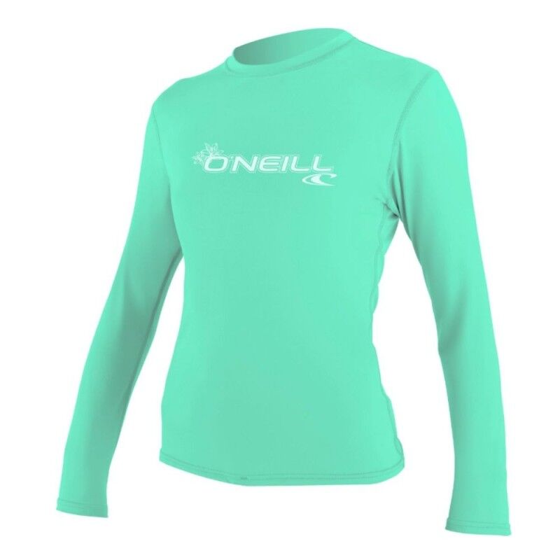 Wms Basic Skins L/S Sun Shirt logo - Lycras - Donna