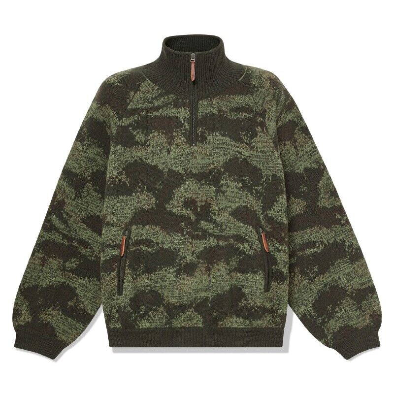 Timberland Camo 1/4 Zip Sweater - Pullover - Herren | Hardloop