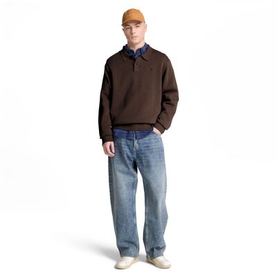 Williams River Cotton Polo Sweater - Sweatere - Herrer