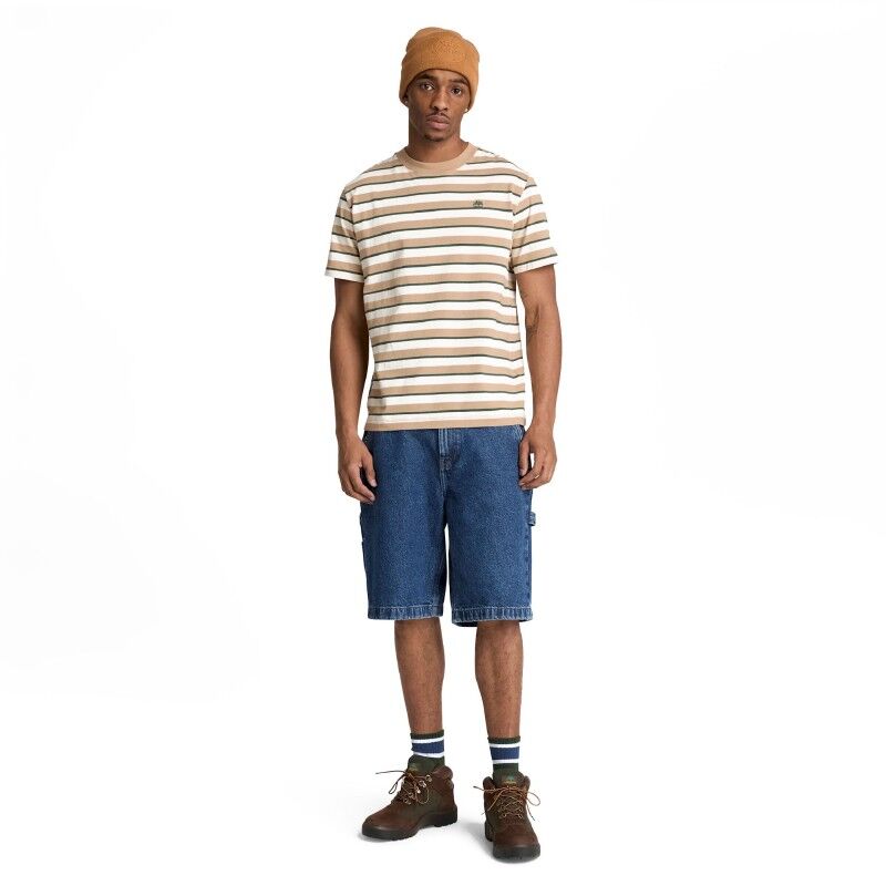 Timberland Stripe Ss Tee - T-shirt - Herrer | Hardloop