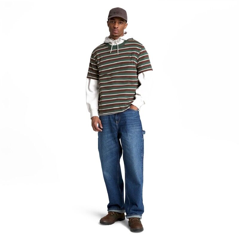 Timberland Stripe Ss Tee - T-shirt homme | Hardloop