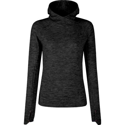 Versante Merino Hood.L/S Tee Woman - Sweatshirt en laine mérinos femme