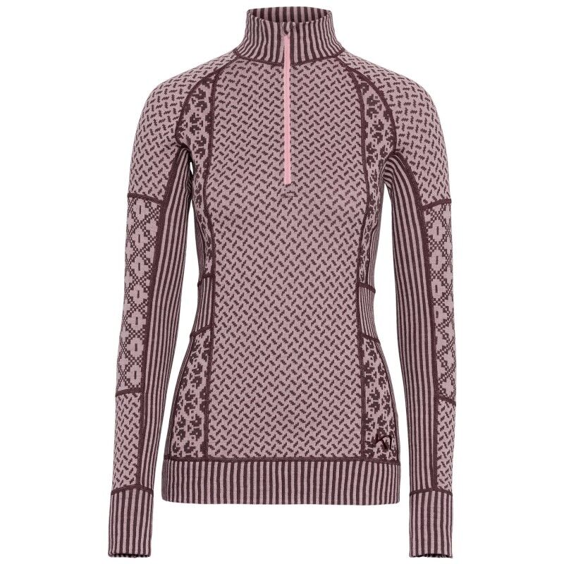 Smekker Half Zip - Ropa interior merino - Mujer