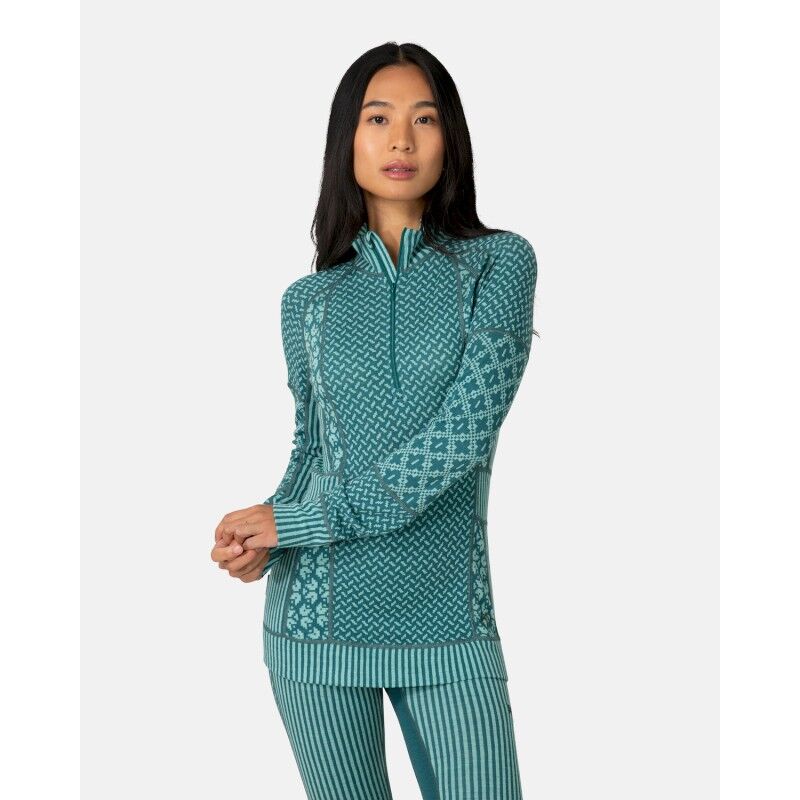 Kari Traa Smekker Half Zip - Ropa interior merino - Mujer