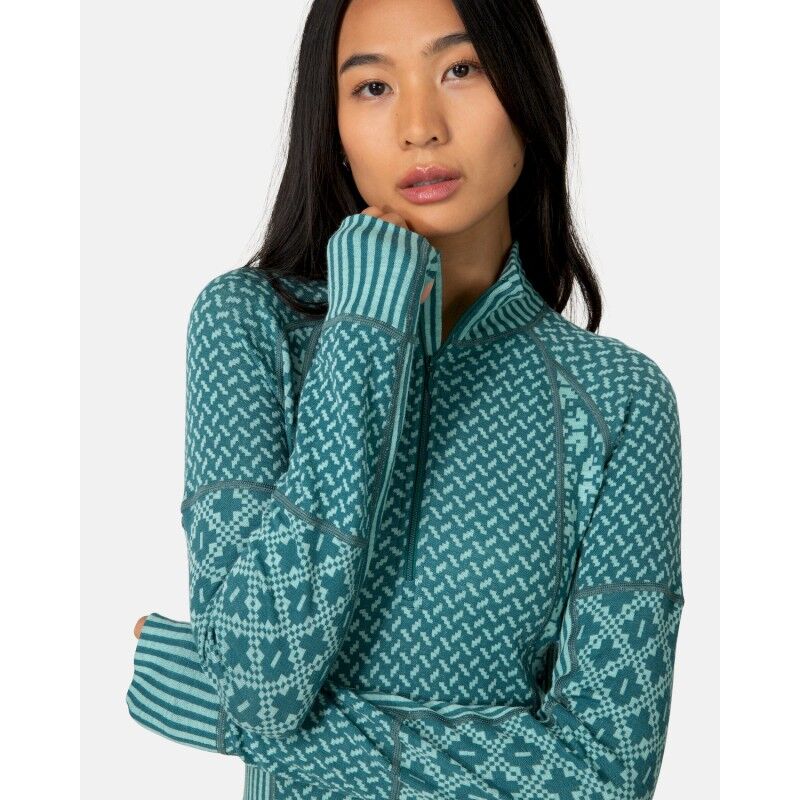 Kari Traa Smekker Half Zip - Merino-ondergoed - Dames