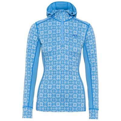 Rose Baselayer Hoodie - Camisola térmica de lã merino mulher