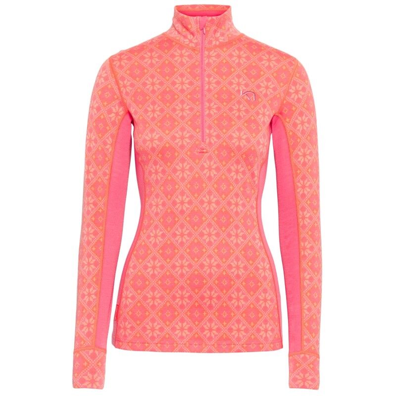 Rose Half Zip - Merino base layer - Women's