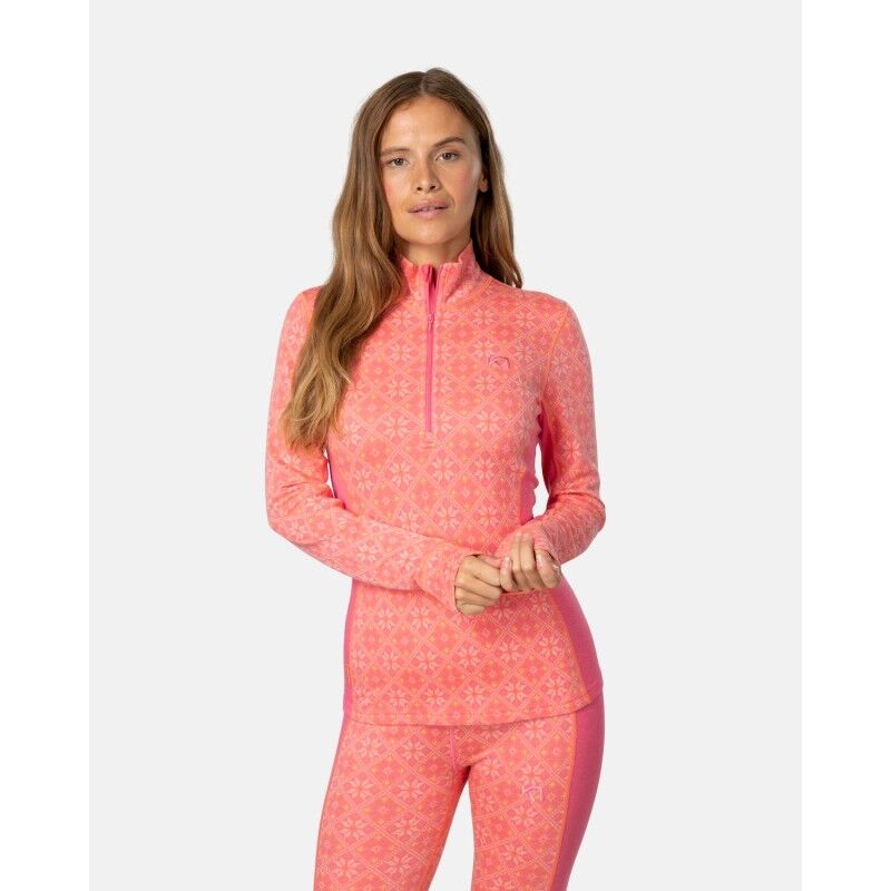 Kari Traa Rose Half Zip - Ropa interior merino - Mujer