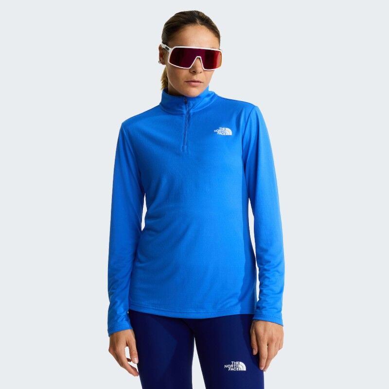The North Face Flex 1/4 Zip Tee Slim - Ropa interior - Mujer | Hardloop
