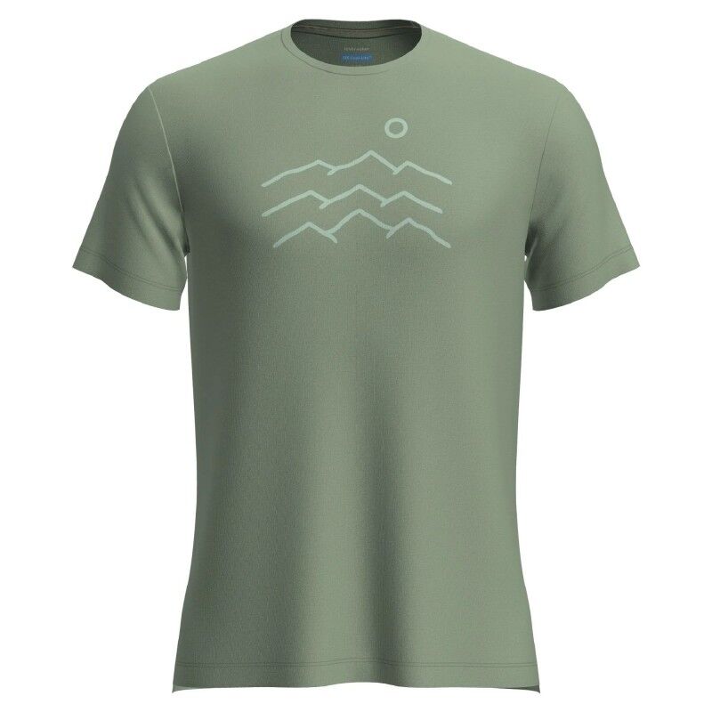 Merino Blend 125 Cool-Lite Sphere SS Tee Across the Peaks - Maglia merino - Uomo