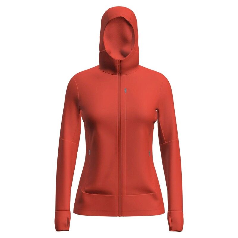 260 Quantum IV LS Zip Hoodie - Giacca in pile di merino - Donna