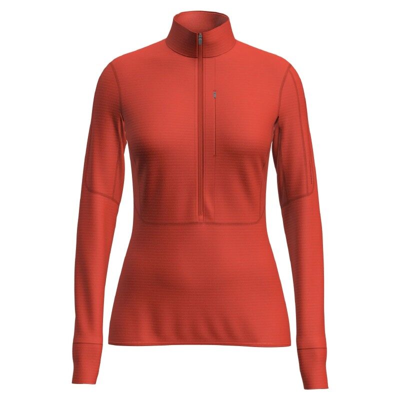 200 Realfleece Descender LS Half Zip - Merino Fleecevest - Dames