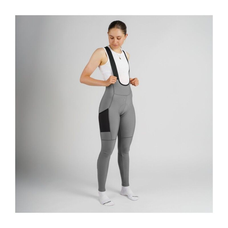 GripGrab W's PACR Thermal Bib Tights - Cuissard vélo femme | Hardloop