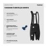 GripGrab Grinta Bib Shorts - Spodenki kolarskie z szelkami rowerowe męskie | Hardloop