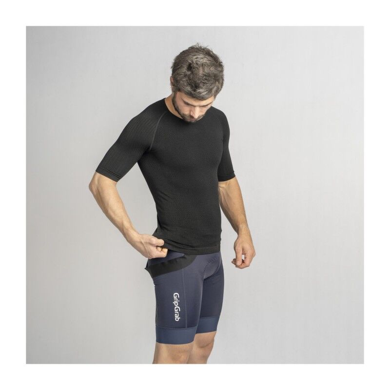 GripGrab PACR Spring-Autumn Seamless Short Sleeve Base Layer - Teknisk Cykelundertøj - Herrer | Hardloop