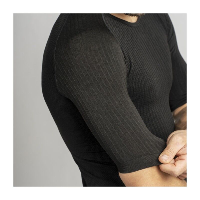 GripGrab PACR Spring-Autumn Seamless Short Sleeve Base Layer - Ropa interior técnica ciclismo - Hombre | Hardloop