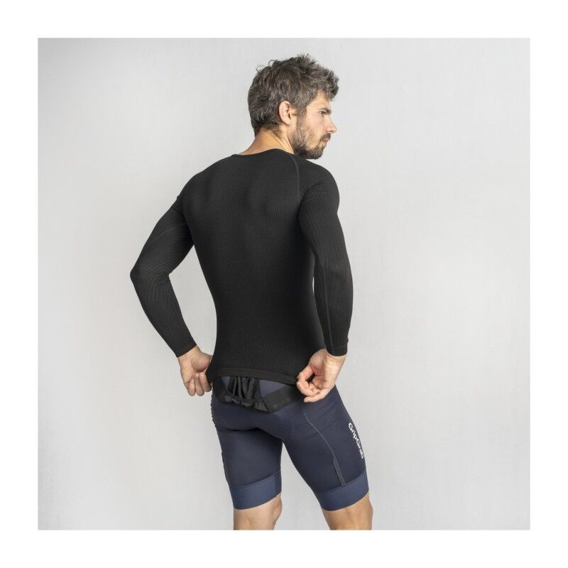 GripGrab PACR Spring-Autumn Seamless Long Sleeve Base Layer - Tekniska cykelunderkläder - Herr | Hardloop