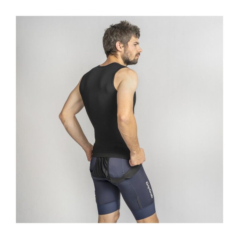 GripGrab PACR Spring-Autumn Seamless Sleeveless Base Layer - Teknisk Cykelundertøj - Herrer | Hardloop