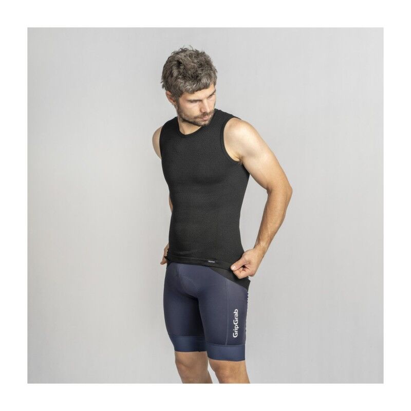 GripGrab PACR Spring-Autumn Seamless Sleeveless Base Layer - Technisch fietsondergoed - Heren | Hardloop