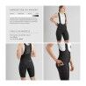 GripGrab PACR Thermal Bib Shorts - Spodenki kolarskie z szelkami rowerowe damskie | Hardloop