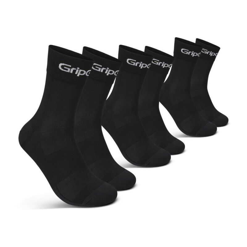 GripGrab Ride Regular Cut Socks 3-Pack - Fahrradsocken | Hardloop