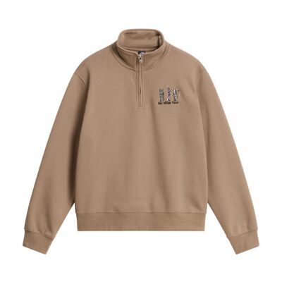 W Ski Embro Relaxed 1/4 Zip - Graphic - Bluza damska