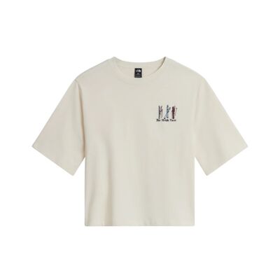W Ski Embro Boxy Ss Tee-Graphic - Dámské triko