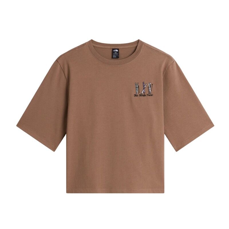 W Ski Embro Boxy Ss Tee-Graphic - T-shirt mulher