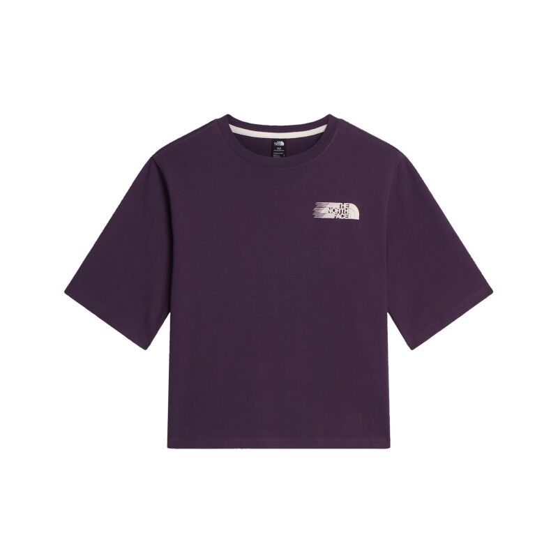 The North Face W Retro Trail Boxy Ss Tee-Graphic - T-shirt femme | Hardloop