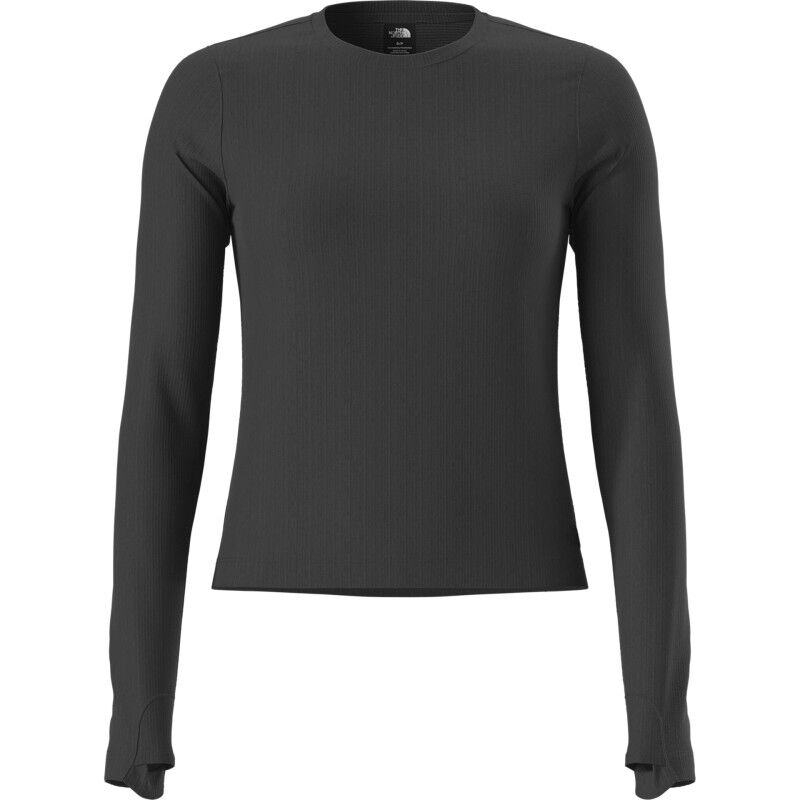 W Golden Ridge Ribbed Long Sleeve Tee - T-shirt damski