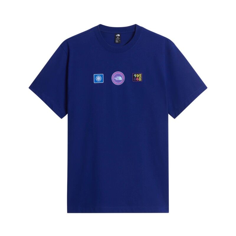 The North Face U Explorer Badges Rlx Ss Tee-Graphic - T-paita - Miehet | Hardloop