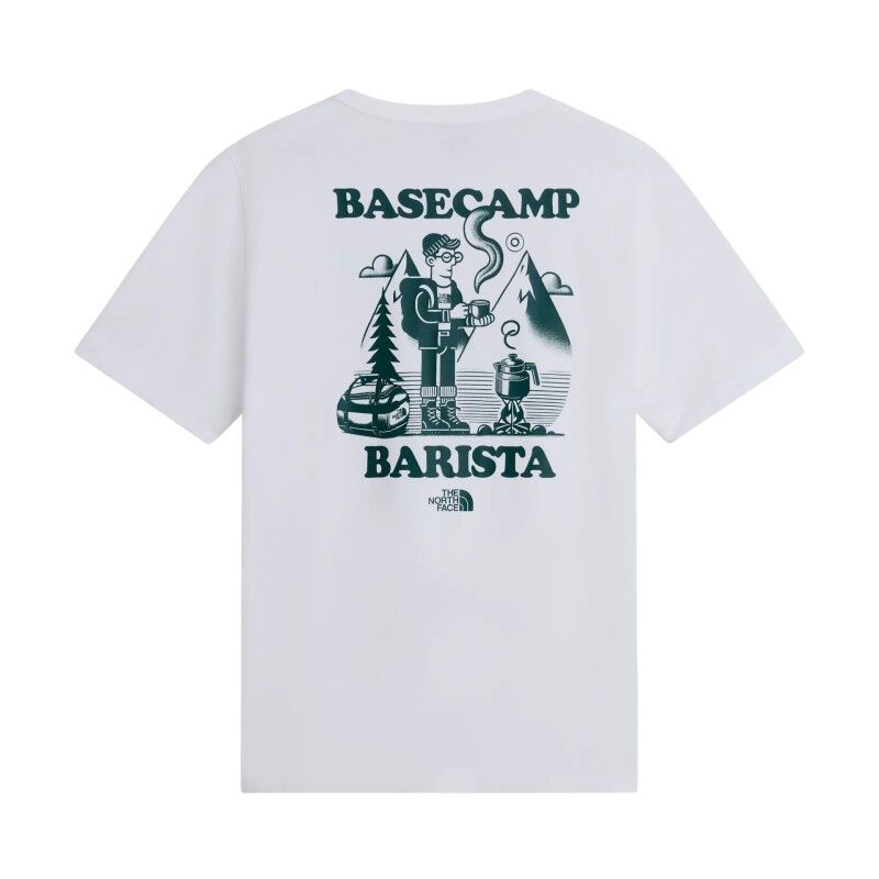 The North Face U Basecamp Barista Rlx Ss Tee-Graphic - T-shirt - Heren | Hardloop