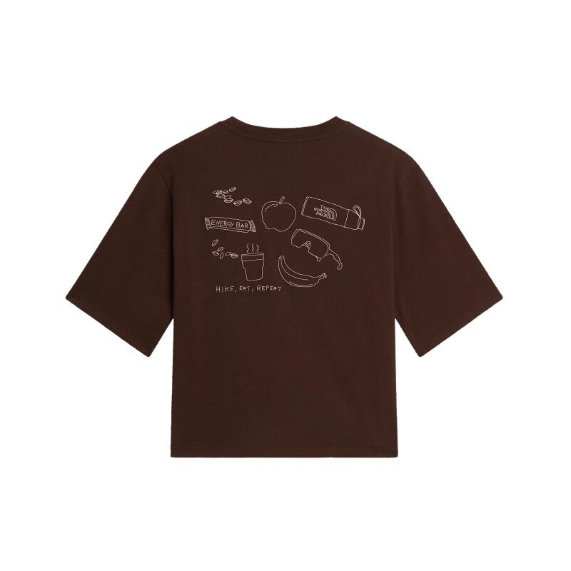 The North Face W Hike Picnic Boxy Ss Tee-Graphic - T-shirt mulher | Hardloop