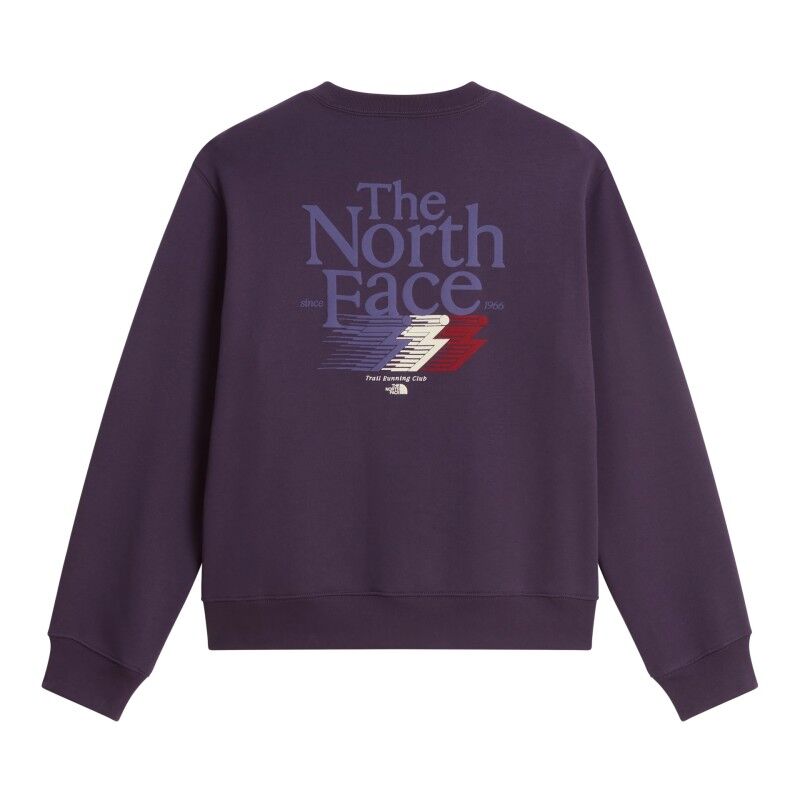 The North Face W Retro Trail Relaxed Crew- Graphic - Överdragströjor - Dam | Hardloop