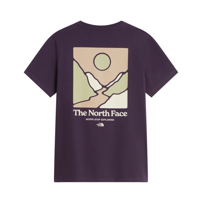 The North Face W Monte Reg Ss Tee-Graphic - T-shirt - Dames | Hardloop