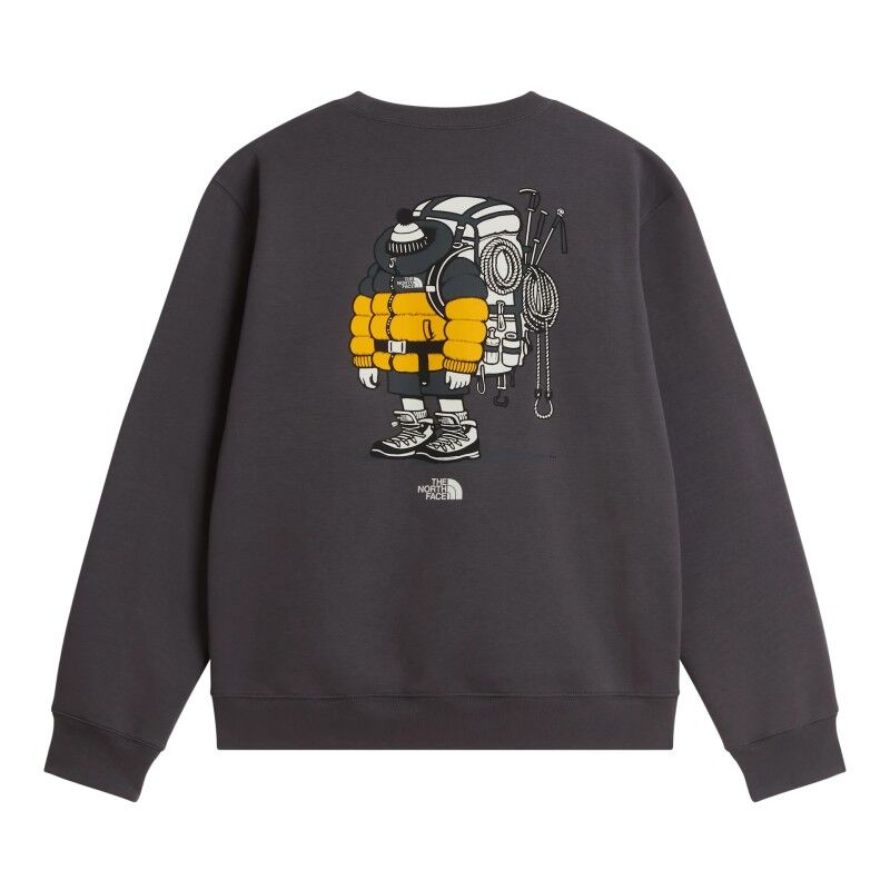 The North Face U Gear Up Get Out Rlx Crew-Graphic - Sweatere - Herrer | Hardloop
