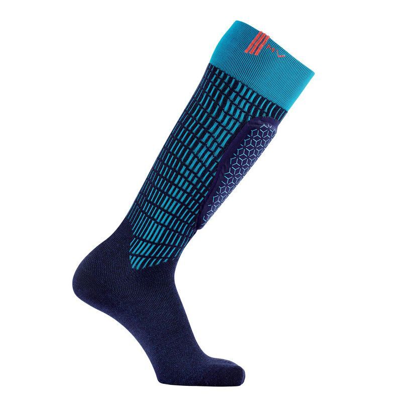 SIDAS CHAUSSETTES RUN FEEL WHITE ET BLACK Chaussettes de running