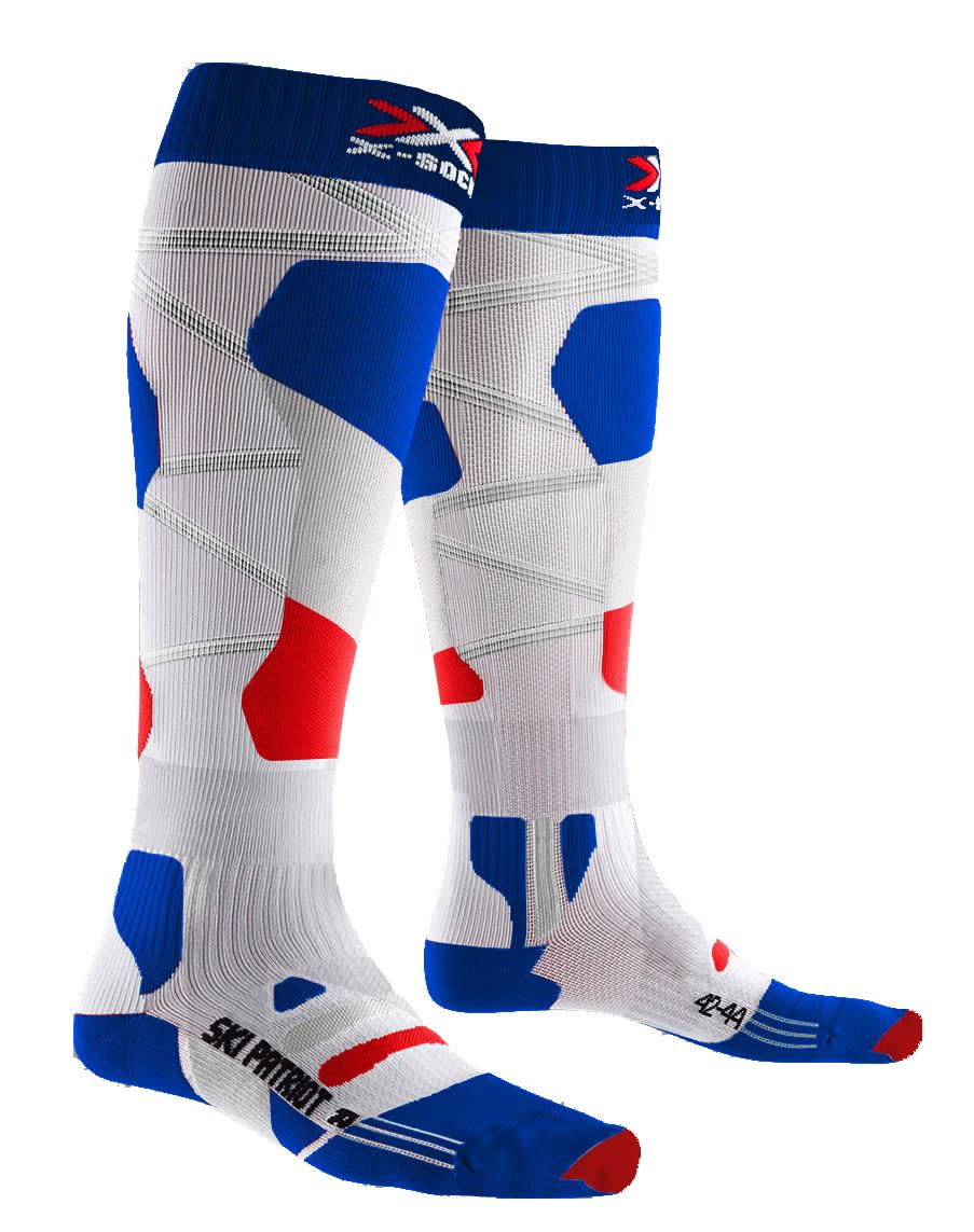 X-Socks Chaussettes Ski Patriot 4.0 France - Lyžařské ponožky | Hardloop