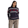 Marine Offwhite Red