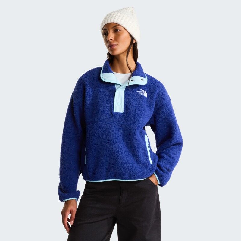 The North Face W Cragmont Snap 1/2 Fleece Jacket - Fleecetröjor - Dam | Hardloop
