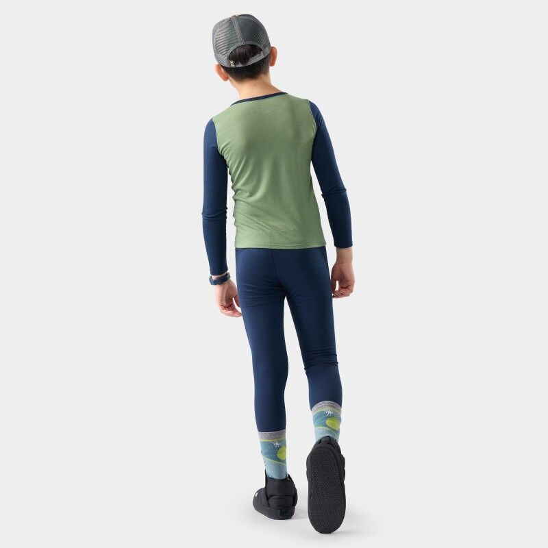 Smartwool Kids' Classic Merino Blend Base Layer Crew Boxed - Sous-vêtement mérinos enfant | Hardloop